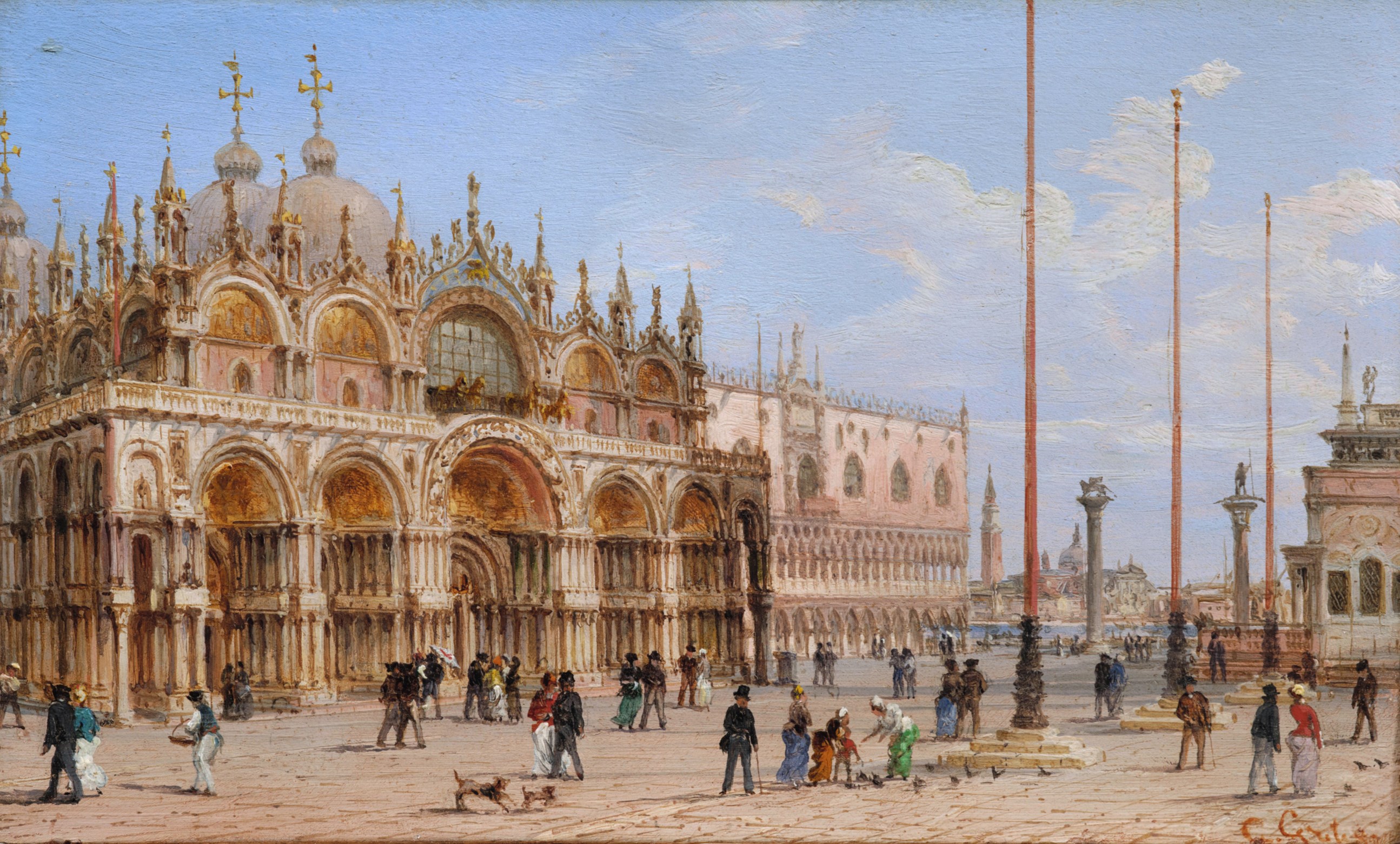Venice, a view of St Mark’s Square (one of 2)